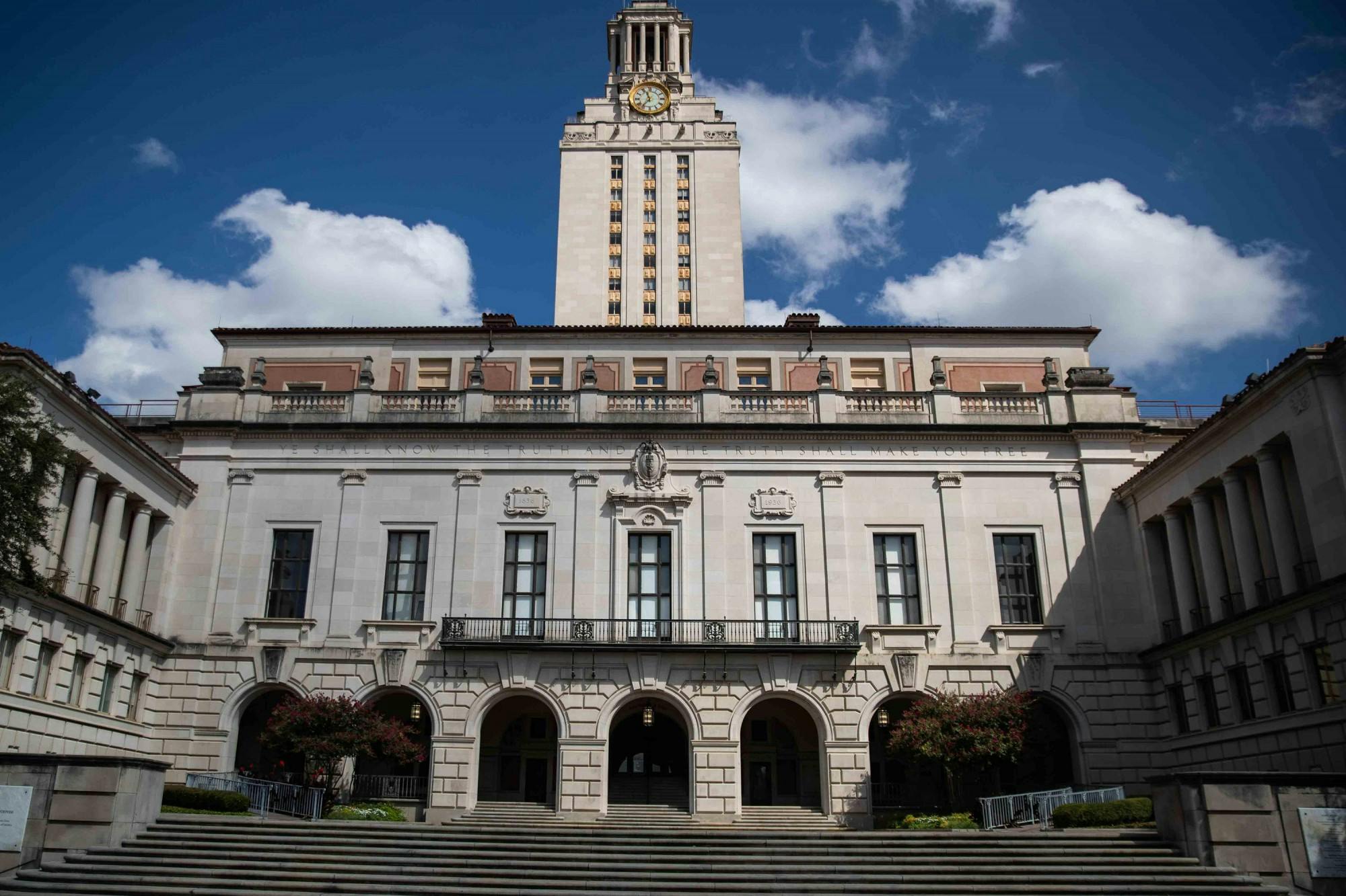 The University of Texas in Austin is seen Oct. 3. The university handed down a four-year ban to Pi Kappa Phi because of hazing activity that allegedly occurred in the fall of 2018 and spring of this year.