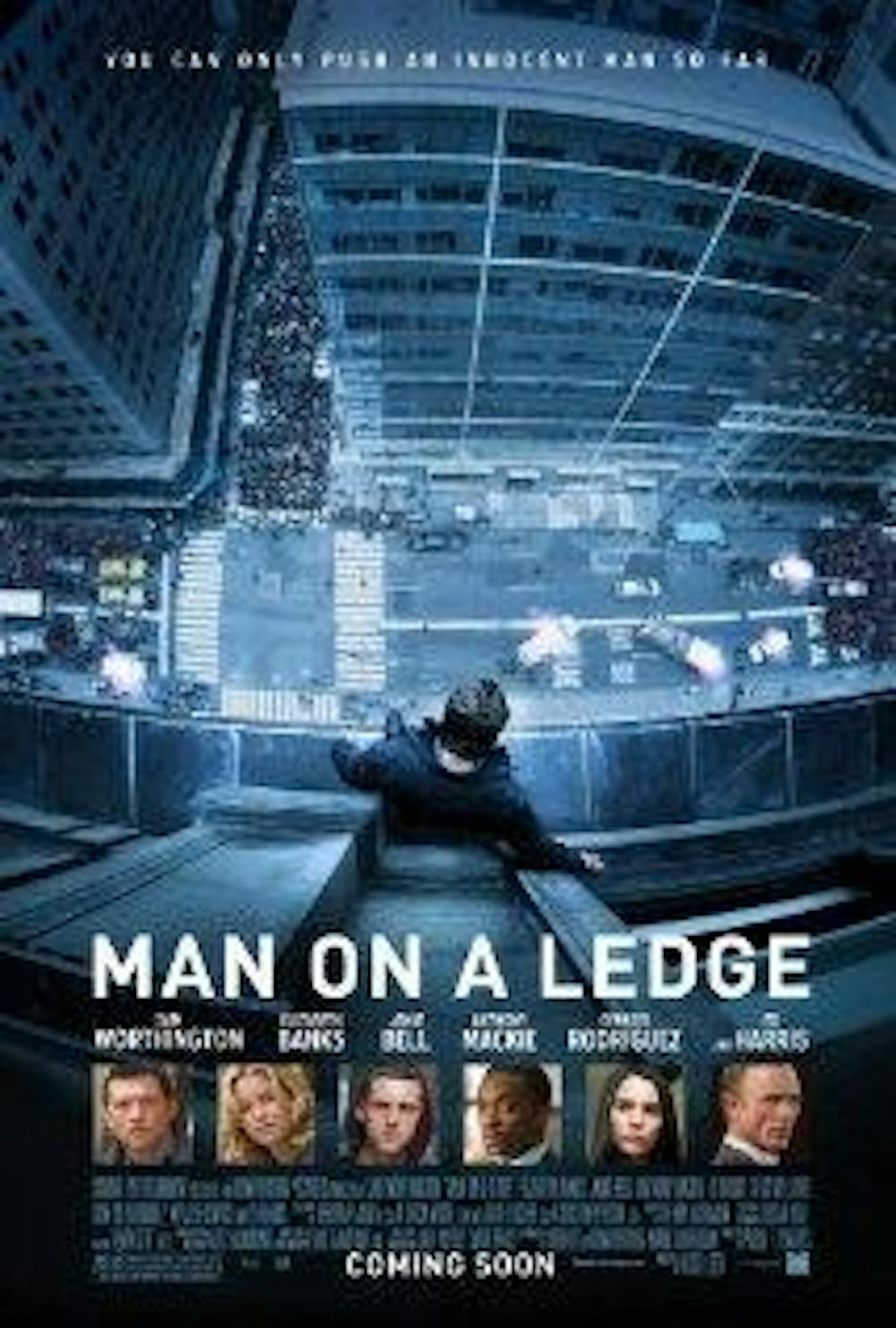 man on a ledge