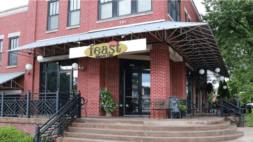 Feast Bakery Cafe is a bakery located at 581 E Hillside Dr. The bakery sells pastries along with breakfast, lunch and dinner items.