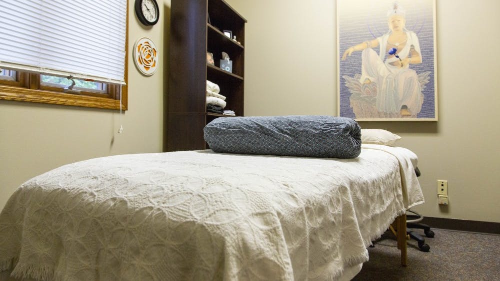 Pictured is one of the healing studio’s Sept. 26 inside Orange Flower Healing. OFH was started by Becky Holtzman and focuses on Reiki, a form of alternative therapy that focuses on restoring mind and body balance.&nbsp;