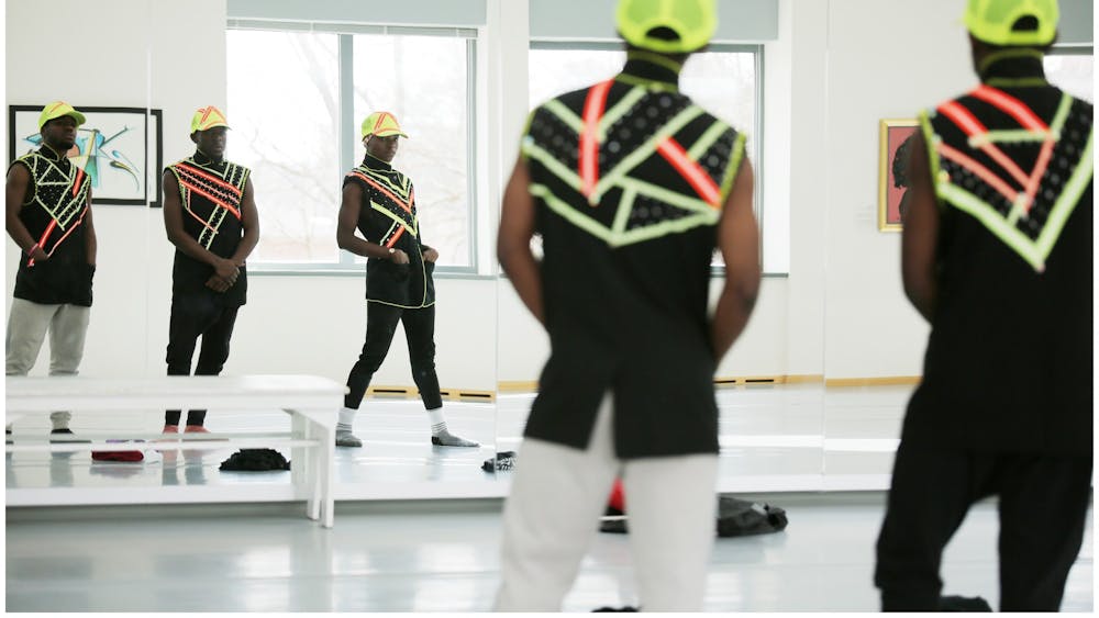 Members of the African American Dance Company rehearse. The 22nd African American Dance Company Workshop will occur March 6 in Indianapolis and March 7 at the Neal-Marshall Black Culture Center in Bloomington.
