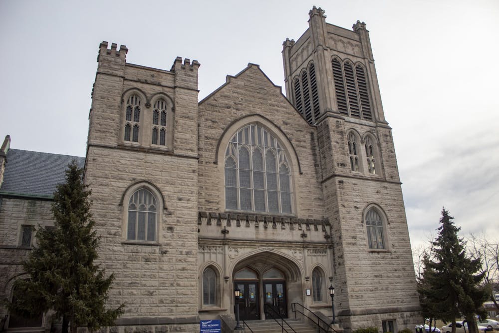 <p>The First United Methodist Church on Jan. 9 at 219 E. Fourth St. The Methodist Church might split over hiring LGBTQ pastors and marrying LGBTQ couples. </p>