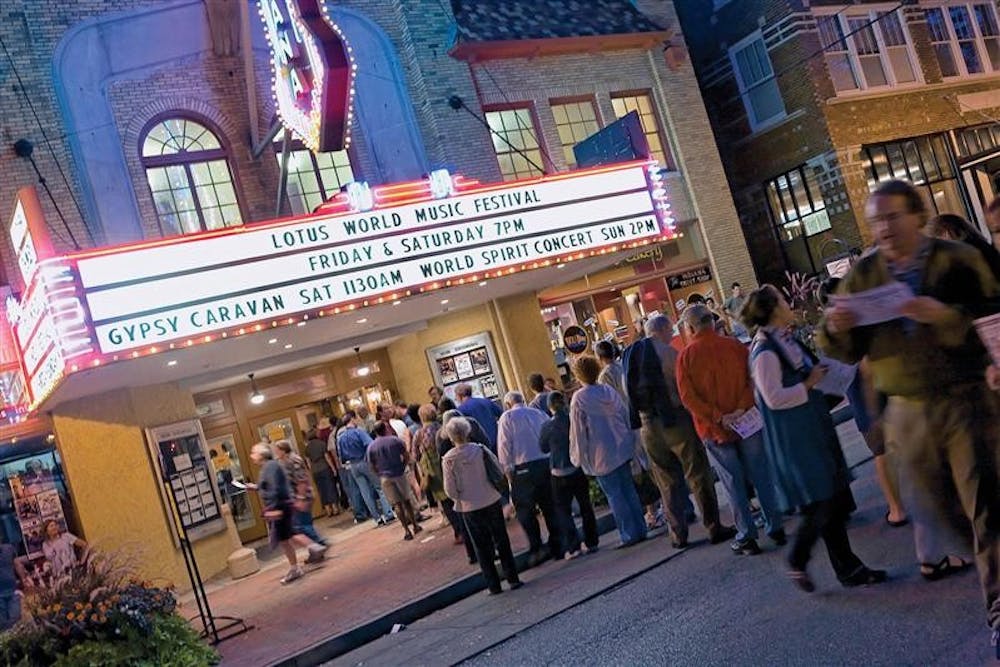 Patrons wait to hear the Anat Cohen Quartet at the Buskirk-Chumley theater September 30, 2008 during the Lotus World Music and Arts festival.  The Buskirk Chumley Theater Grant Program allows organizations, similar to the Lotus World Musical Festival, rent the theater for free for one day. Applications for the grant are due by Friday at 5 PM. 