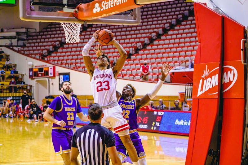 IU men’s basketball tips off its season in a quiet Assembly Hall