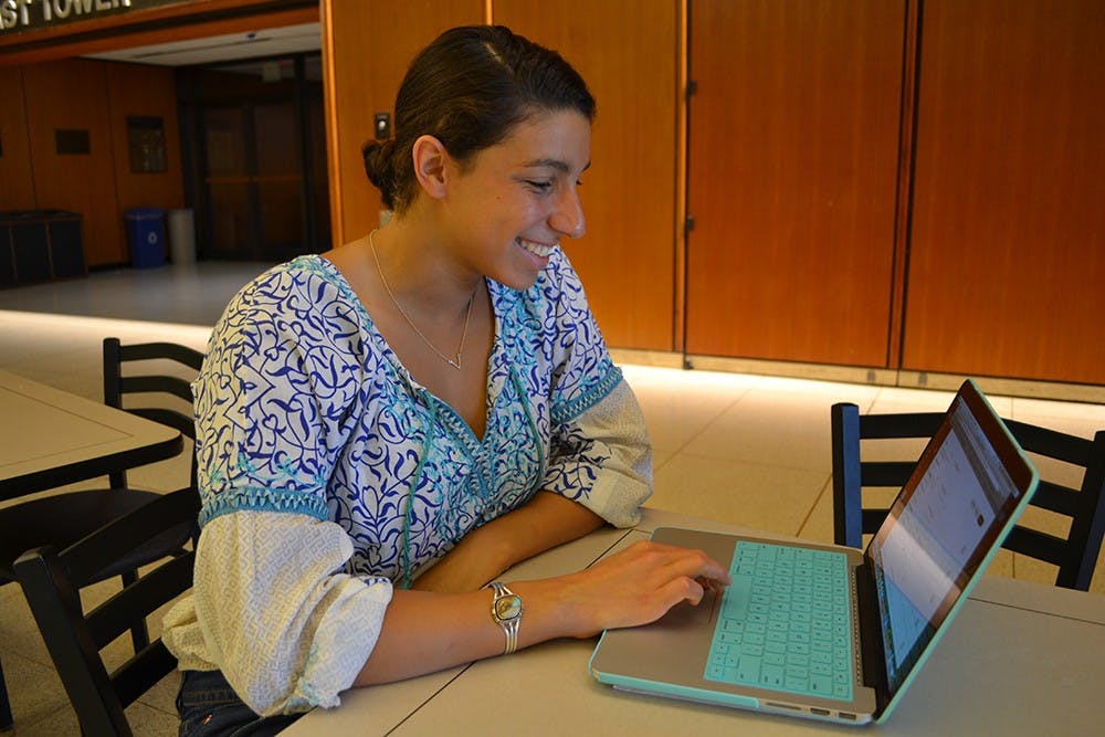 Fashion blogger and IU student Claudia DiCapua updates her blog daily, looking to create a site that she describes as "pushing versatility in fashion." 