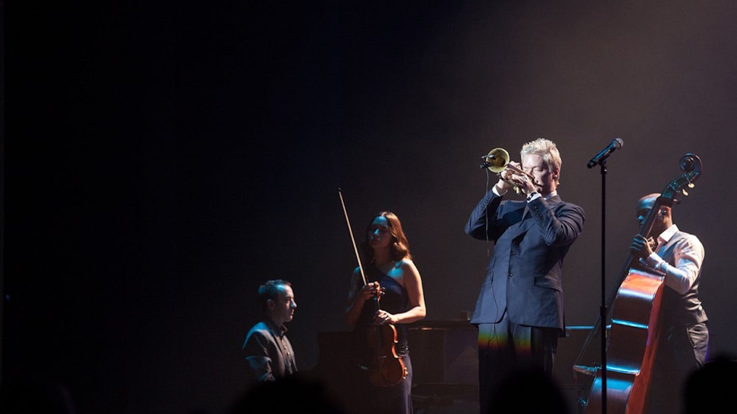 Chris Botti performs at the IU auditorium Saturday evening.