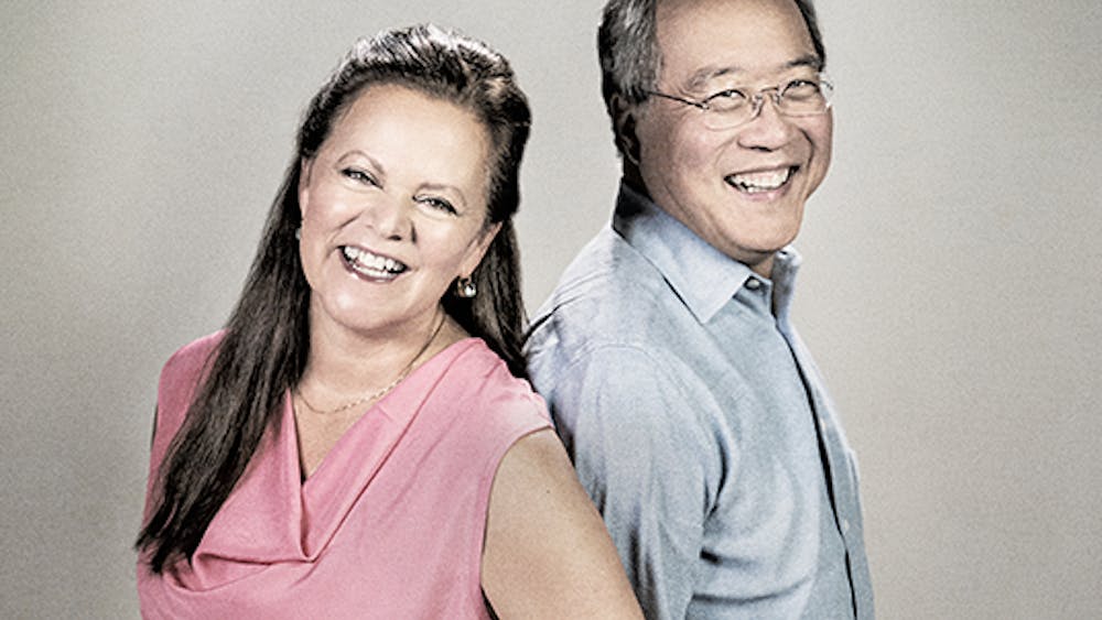 Yo-Yo Ma and Kathryn Stott, a Grammy Award-winning duo, will perform at 8 p.m. April 26 at the IU Auditorium. This will be the first time the pair has performed on the IU Auditorium stage since 2010. 