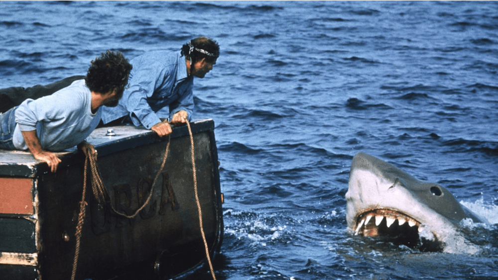 Steven Spielberg&#x27;s &quot;Jaws&quot; was released in 1975.