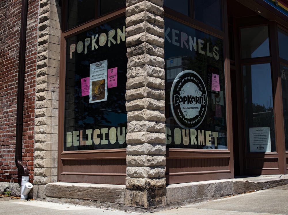 <p>PopKorn Kernels With a Twist is located at 122 S. College Avenue in Bloomington. The black-owned business sells gourmet popcorn. </p>
