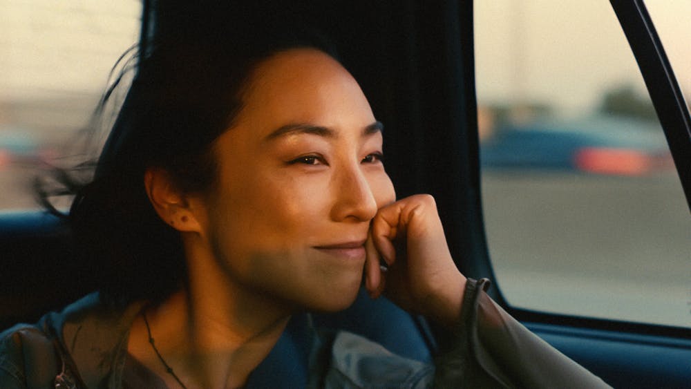 Greta Lee plays Nora in &quot;Past Lives.&quot; In the movie, two childhood friends reunite in New York for one week, confronting the meaning of destiny, love and the choices that make a life.