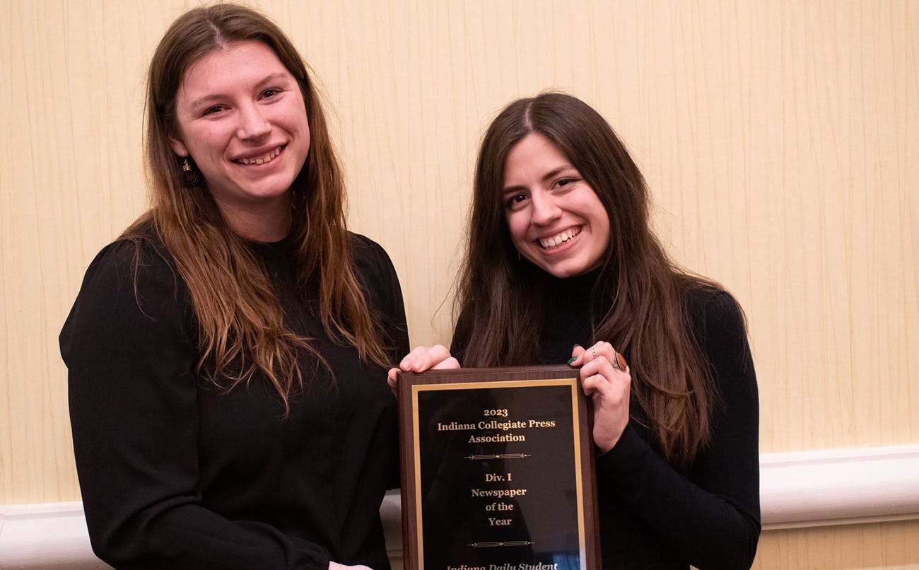 Helen Rummel and Cate Charron at ICPA Award Ceremony.