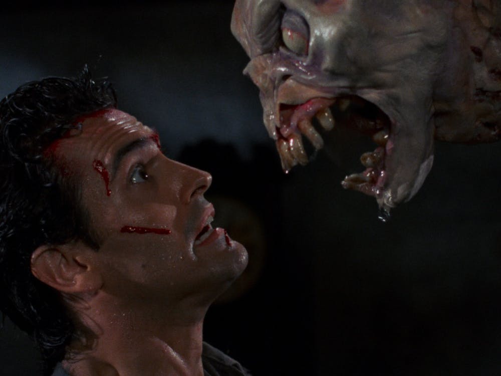 Bruce Campbell is seen in a publicity still for &quot;Evil Dead II.&quot;﻿