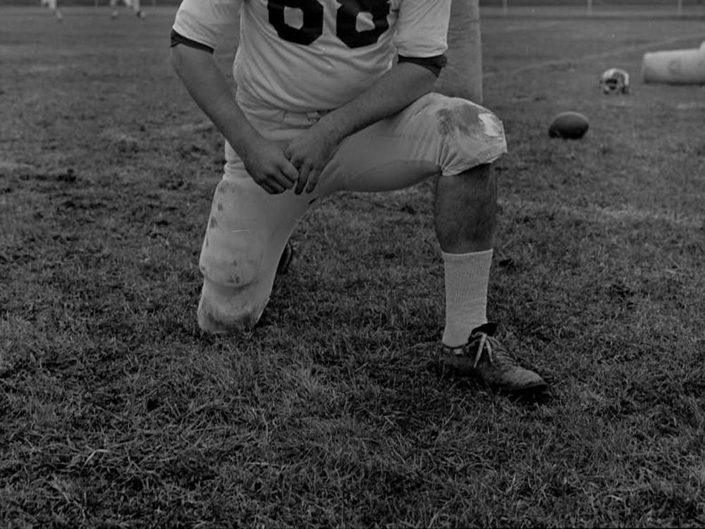 1967 first team All-American offensive guard Gary Cassells poses for a portrait.