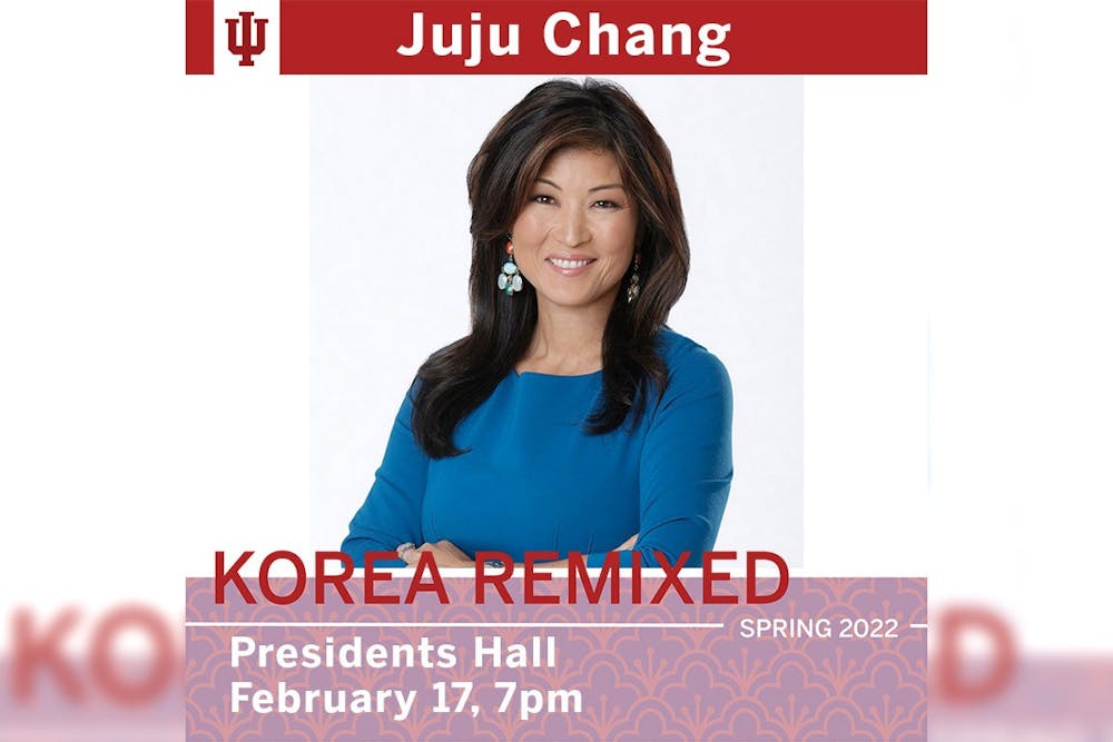 <p>A photograph promoting Juju Chang&#x27;s event is pictured. Juju Chang will have a discussion about her career and experience in journalism at 7 p.m. Thursday in Presidents Hall.</p><p></p>