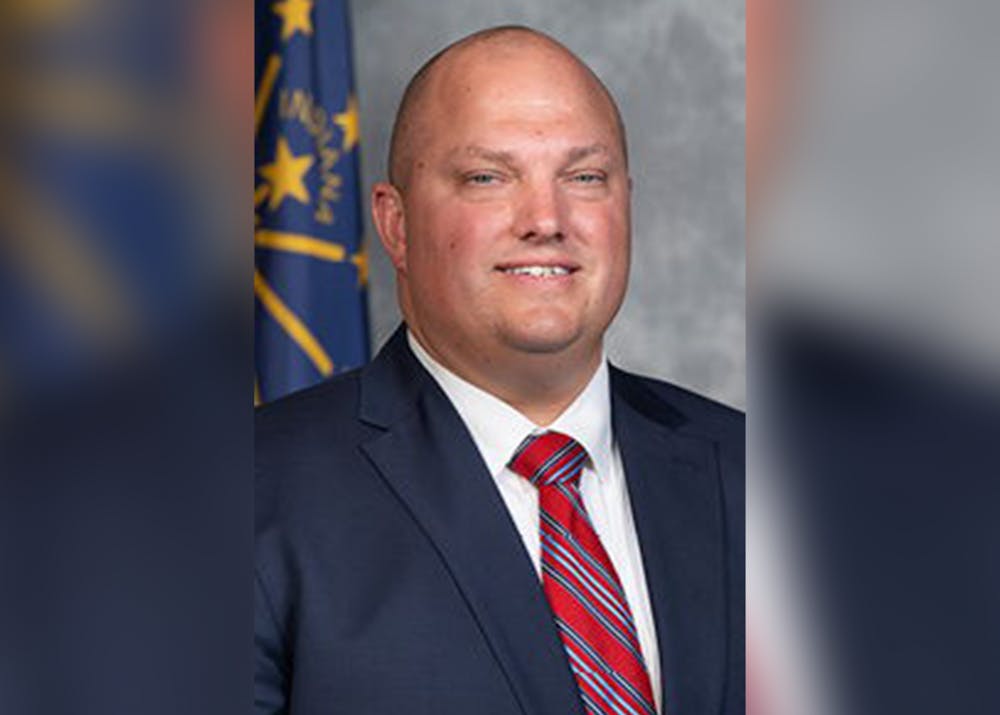 <p>A headshot of Sen. Tyler Johnson, R-District 14, is shown. Johnson, an emergency room physician, is facing allegations of malpractice after 20-year-old patient, Esperanza Umana, died less than an hour after his care in 2018.</p>