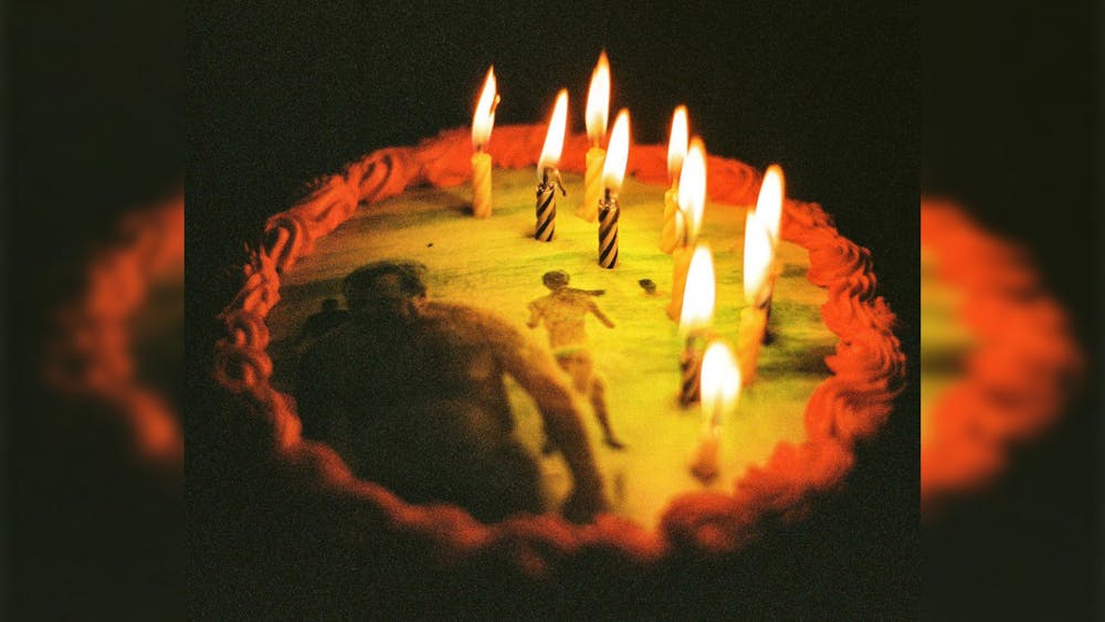 The album cover for Ratboys&#x27; “Happy Birthday, Ratboy” features a birthday cake with burning candles. The band released the surprise album April 1.
