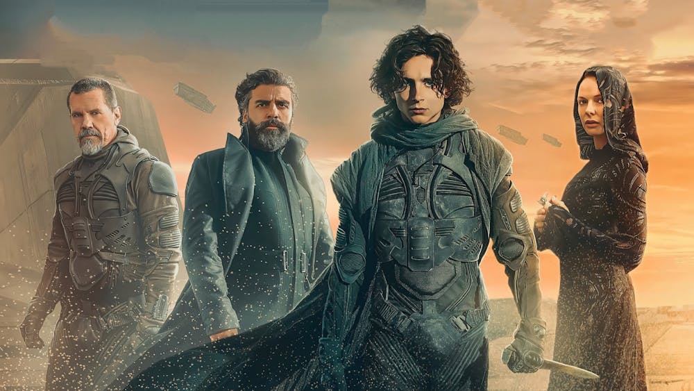 Timothée Chalamet, Rebecca Ferguson, Josh Brolin and Oscar Isaac star in "Dune," which premieres Oct. 22, 2021.