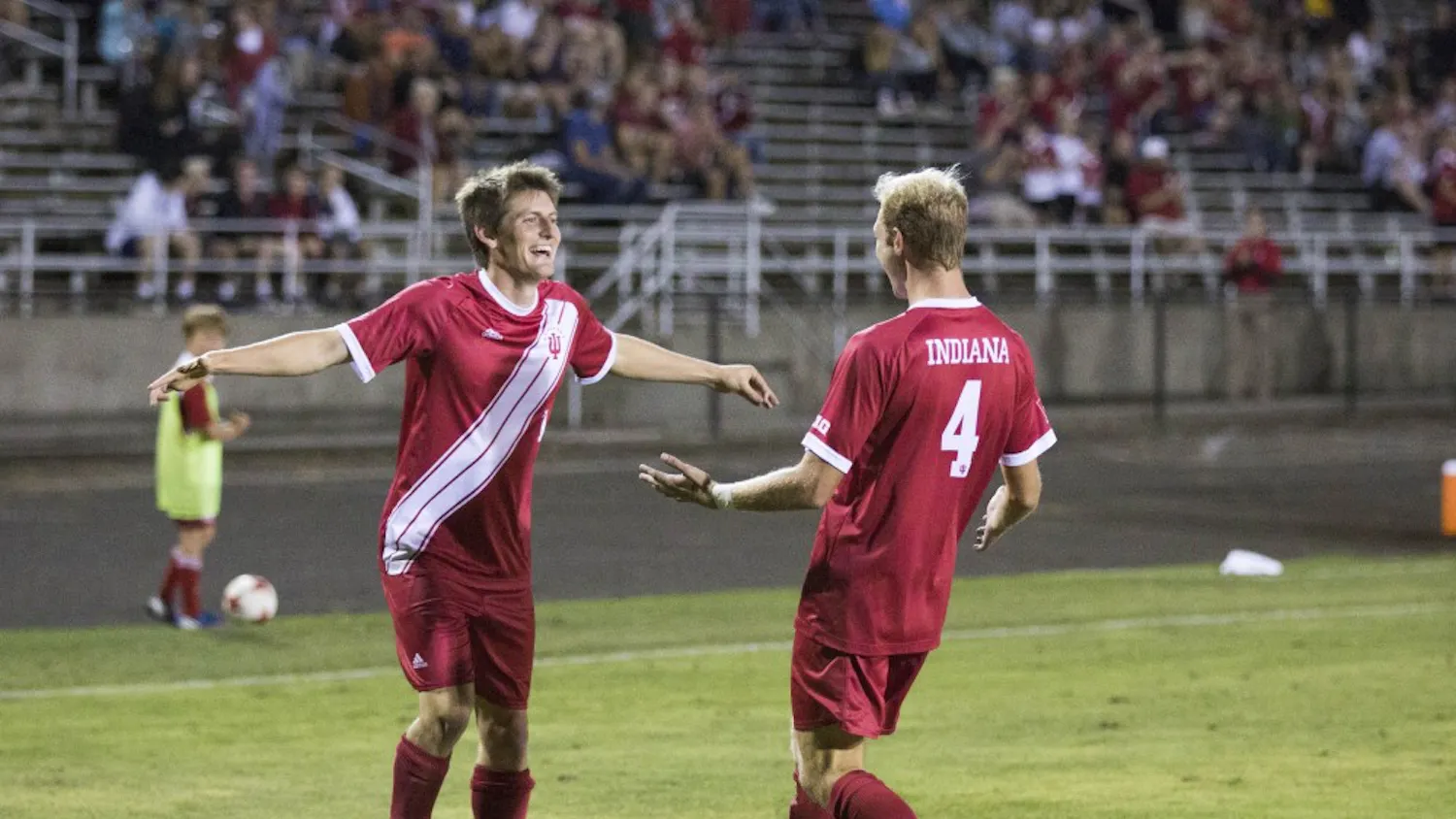 IU's Trevor Swartz and A.J. Palazzolo