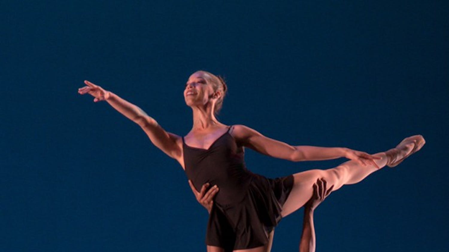 Two dancers from the Dance Theatre of Harlem perform last year at Hostos Community College in New York. The dance company is coming to perform Saturday in IU Auditorium as part of a residency program.