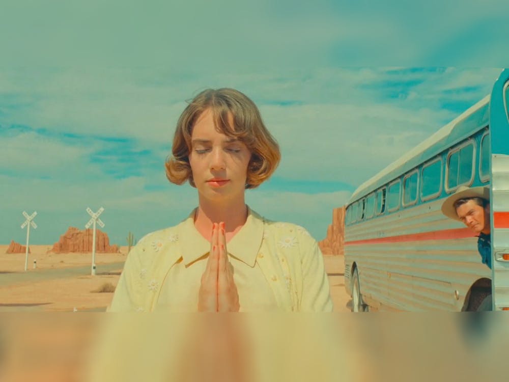 Maya Hawke is pictured as ﻿June in Wes Anderson&#x27;s new film &quot;Asteroid City.&quot; The film boasts one of Anderson’s best box office performances of his career. 