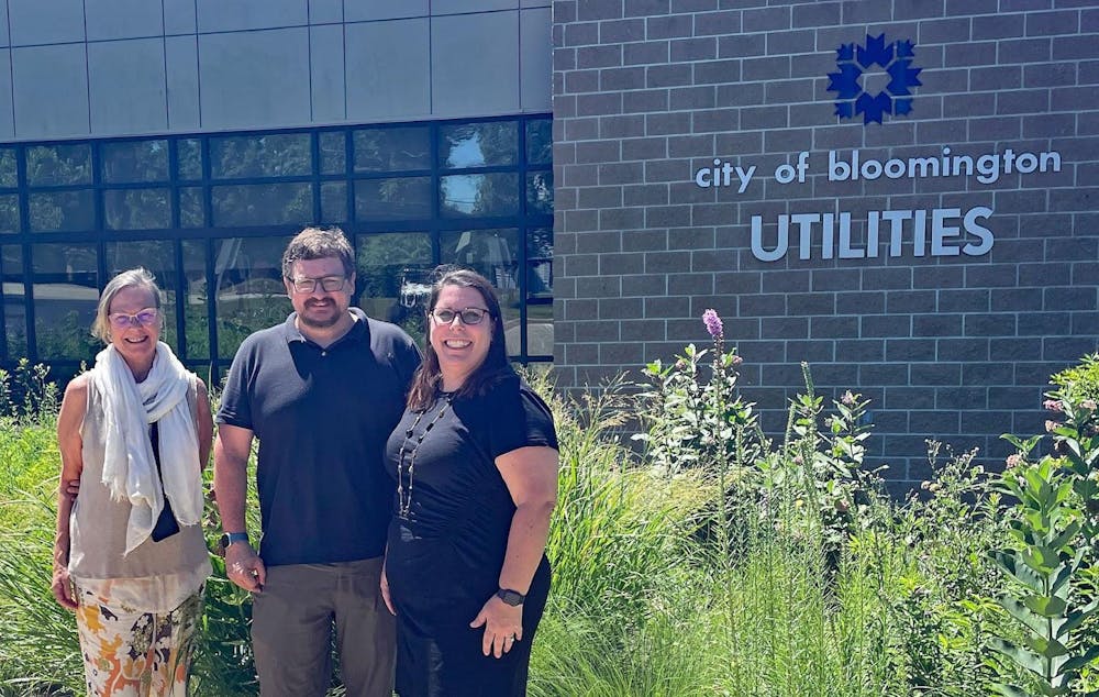 LtoR Kriste Lindberg, CBU with Andrew Woodard and Stacy Sedory, MCCSC.jpg