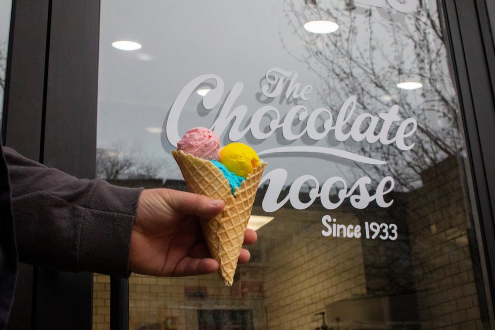 <p>The Chocolate Moose on South Indiana Avenue is pictured April 06, 2022. The Chocolate Moose opened its third Bloomington location next door to BuffaLouie’s at The Gables on March 30.</p>