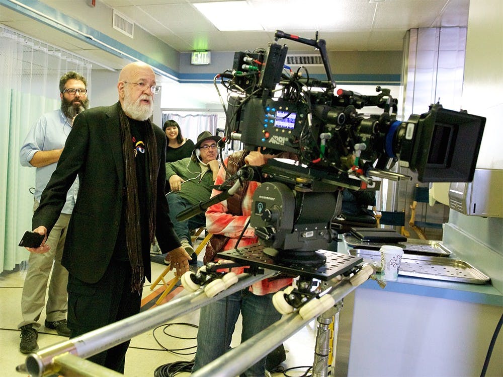 Director Jeremy Kagan stands behind the camera on the set of the feature film Shot, a new film that is in the post-production editing phase. Kagan will be giving a lecture Thursday at 3 p.m. at the IU Cinema. 
