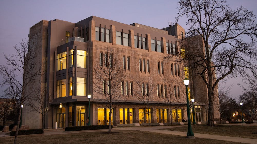 The Jacobs School of Music East Studio Building is seen March 1, 2022, on the corner of Third Street and Eagleson Avenue. Over a month since the Indiana Daily Student released an investigation into how the university handled a sexual misconduct case, neither the music school or IU have released a public statement about the situation.