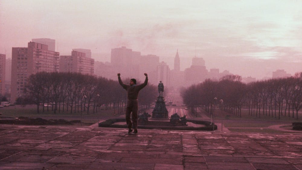 Rocky Balboa, played by Sylvester Stallone, poses for a publicity still for the movie &quot;Rocky.&quot;