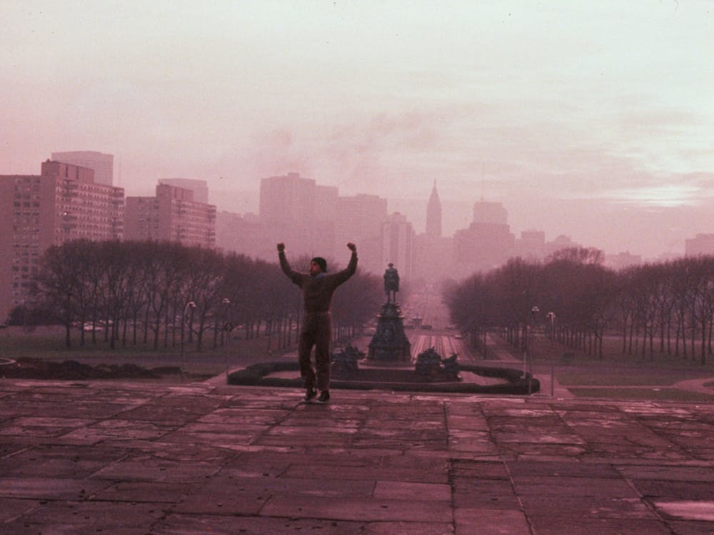 Rocky Balboa, played by Sylvester Stallone, poses for a publicity still for the movie &quot;Rocky.&quot;