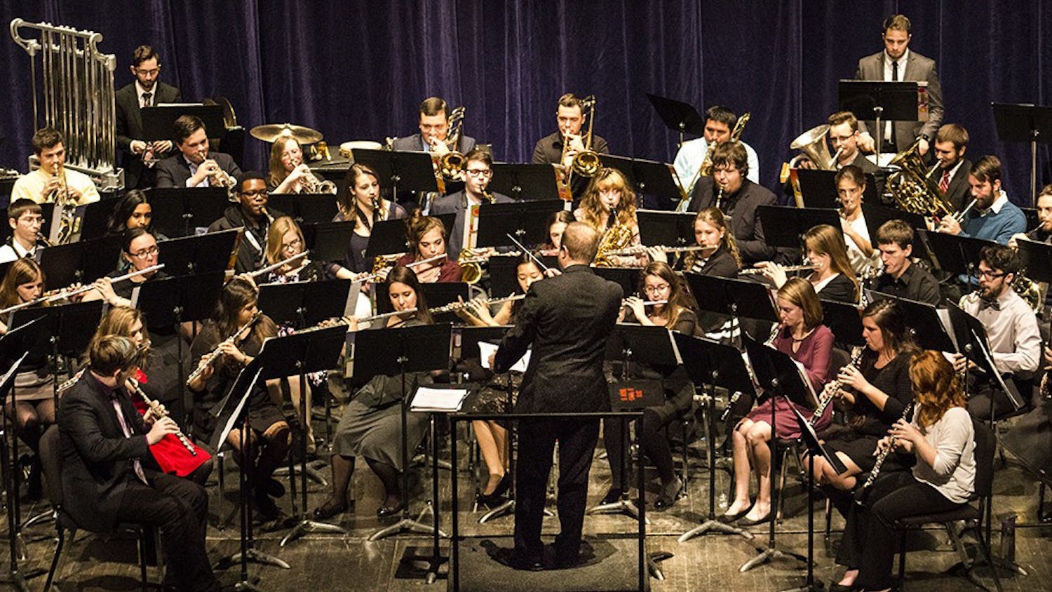 All-campus band performs at Musical Arts Center on Tuesday evening.