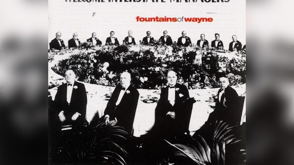 The cover of Fountains of Wayne&#x27;s album &quot;Welcome Interstate Managers&quot; is pictured. The album includes &quot;Stacy&#x27;s Mom&quot; - the band&#x27;s highest-charting hit in the U.S. 