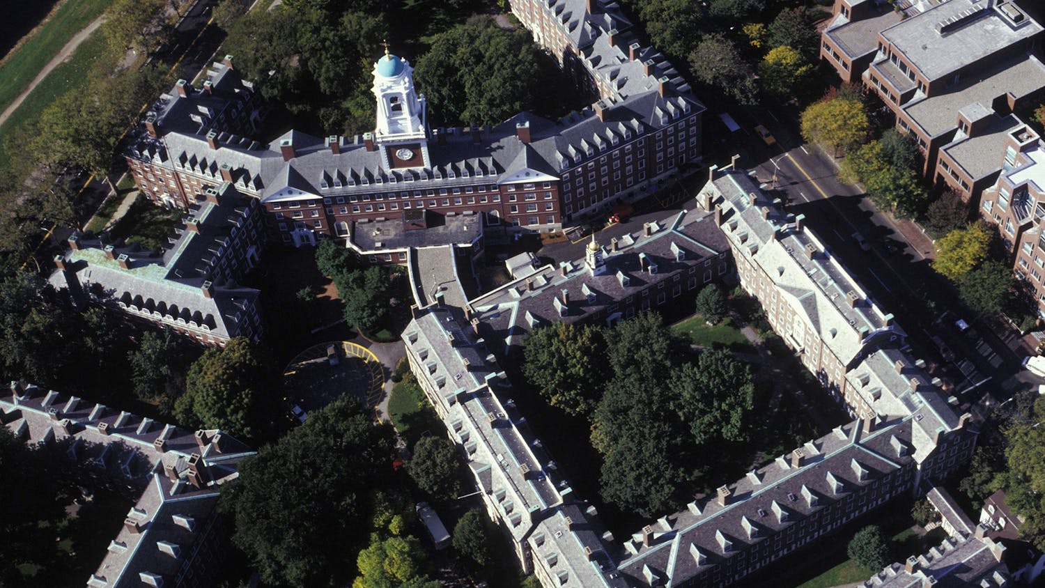 An aerial view of Harvard University campus in 2013. A Harvard University spokesman confirmed to the Miami Herald that the school&#x27;s president, Lawrence Bacow, recently reached out to Antigua and Barbuda&#x27;s ambassador to the United States, Sir Ronald Sanders, to discuss how the university and the eastern Caribbean nation &quot;might collaborate in ways consistent with&quot; Harvard&#x27;s academic mission. 