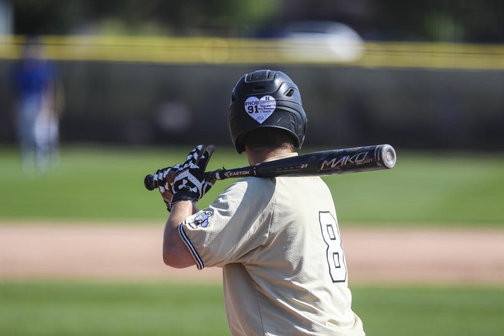 Bryce Randolph Waits for the Pitch 