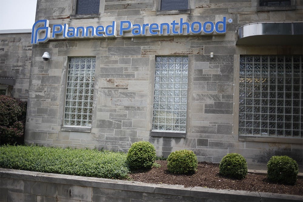 Bloomington's Planned Parenthood, located on S. College Ave, is the only facility in the state that uses volunteer escorts to accompany clients to the clinic's door.