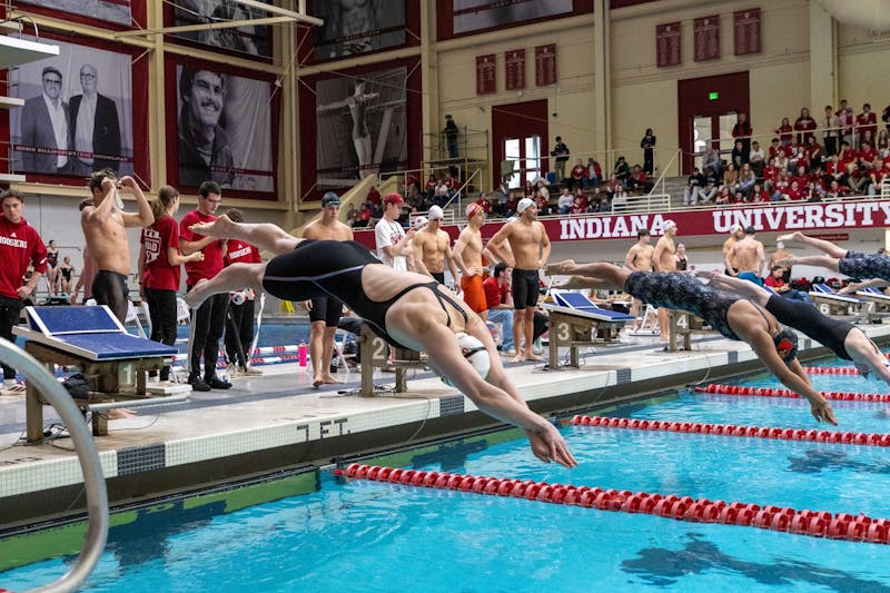 PHOTOS: Indiana swim and dive defeats Louisville ahead of Big Ten Championships