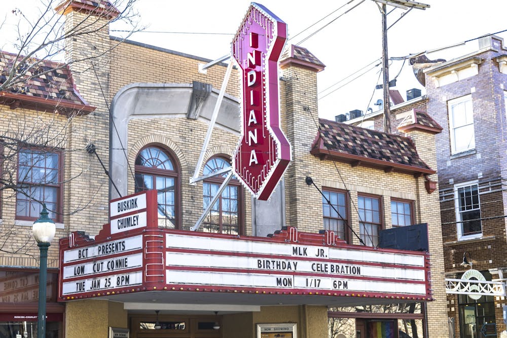<p>The Buskirk-Chumley Theater is seen Jan. 16, 2022, on East Kirkwood Avenue. The City of Bloomington&#x27;s 2022 Dr. Martin Luther King Jr. Birthday Celebration will be 7 p.m. on Monday at the Buskirk-Chumley.</p>