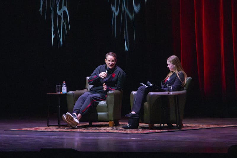 Indiana football’s Cignetti speaks on ‘team of destiny,’ the season ahead at IU Auditorium