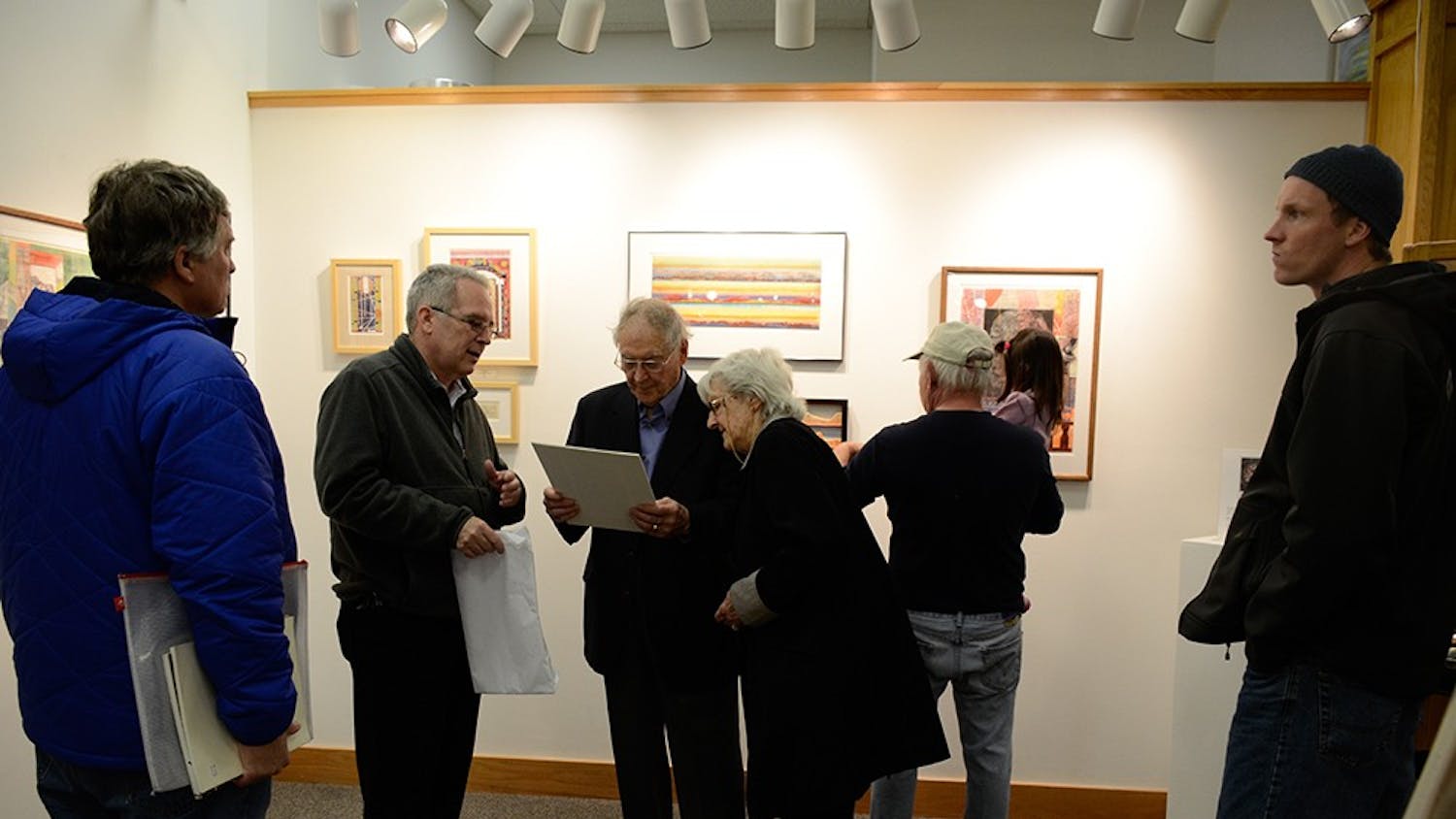 The By Hand Gallery hosts an opening reception for their new show “Rudy Pozzatti” on Friday. The show highlights new work from fine-art printmaker Rudy Pozzatti. By Hand Gallery is one of nine downtown galleries who are participanting in this year's Bloomington Gallery Walk.