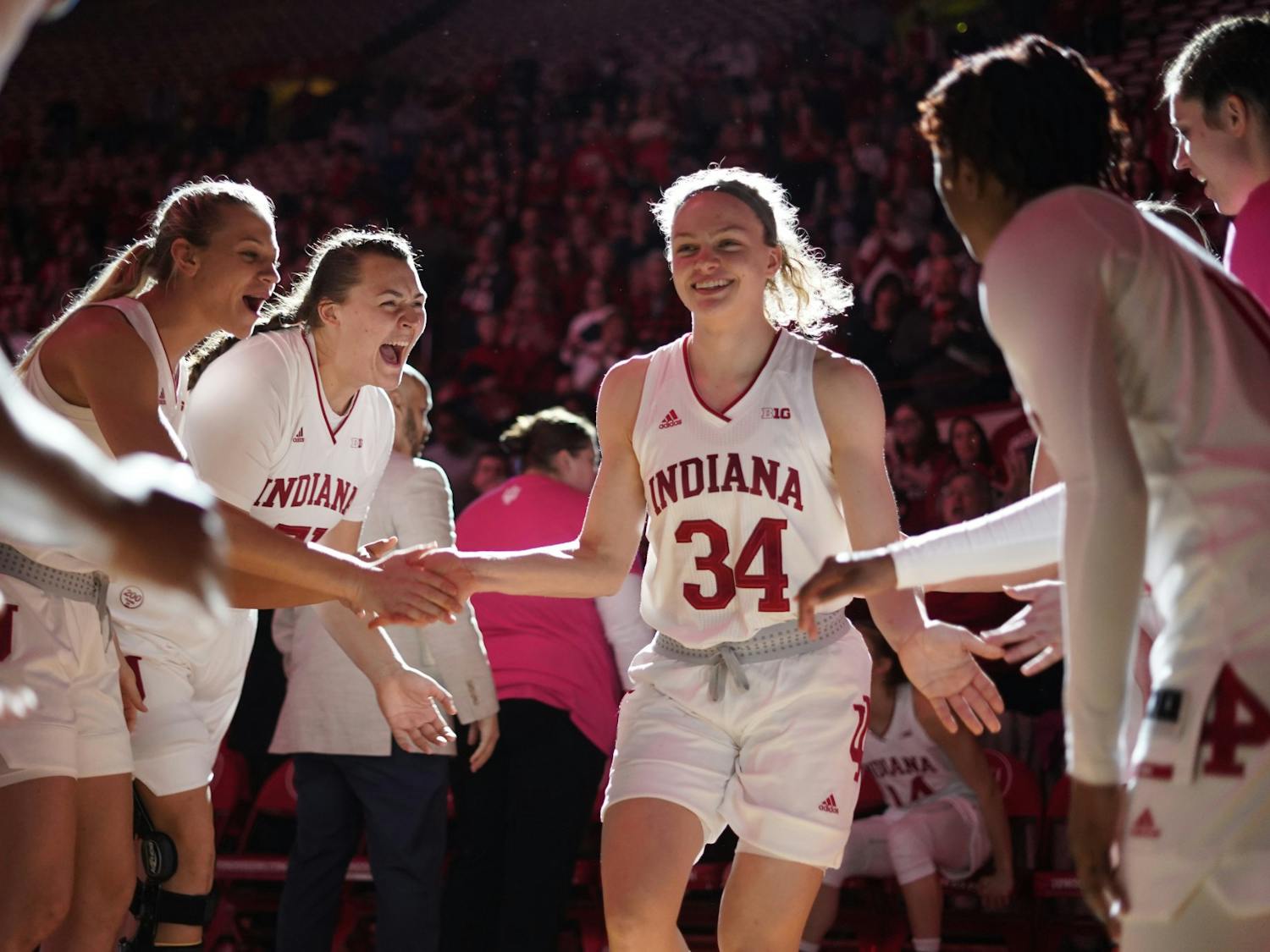 GALLERY: Grace Berger has become a leading voice for IU women's basketball