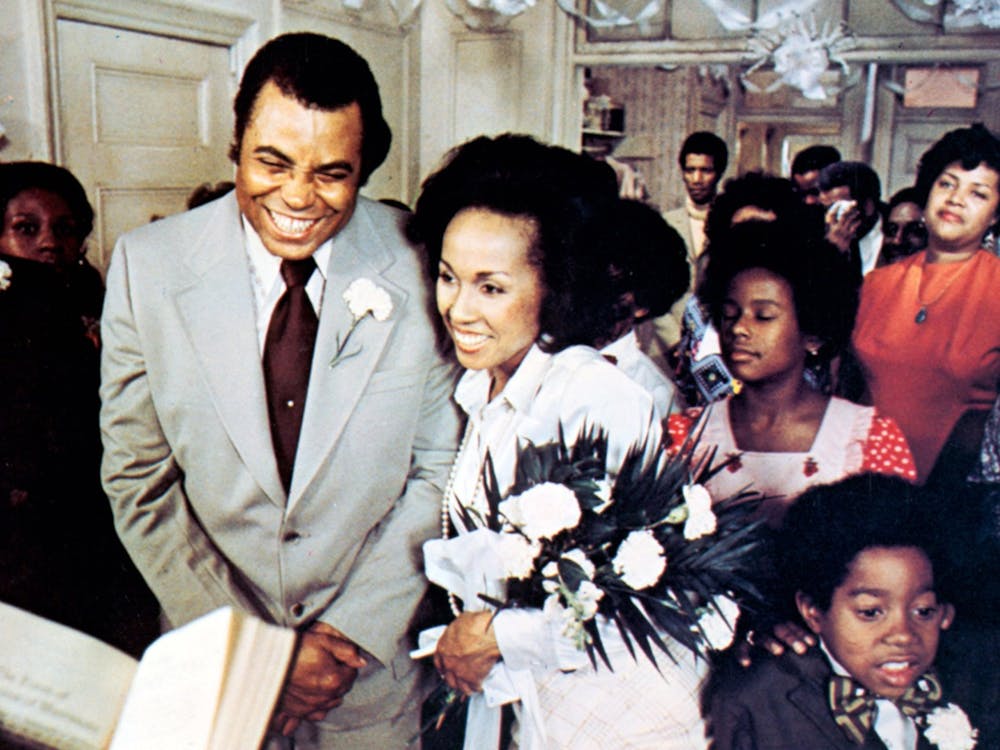 Claudine Price, played by Diahann Carroll, and Rupert &quot;Roop&quot; Marshall, played by James Earl Jones, stand during a scene in &quot;Claudine&quot;. The Black Film Center/Archive will show the film at 7 p.m. Thursday as part of its &quot;Love! I&#x27;m in Love!&quot; film series. ﻿