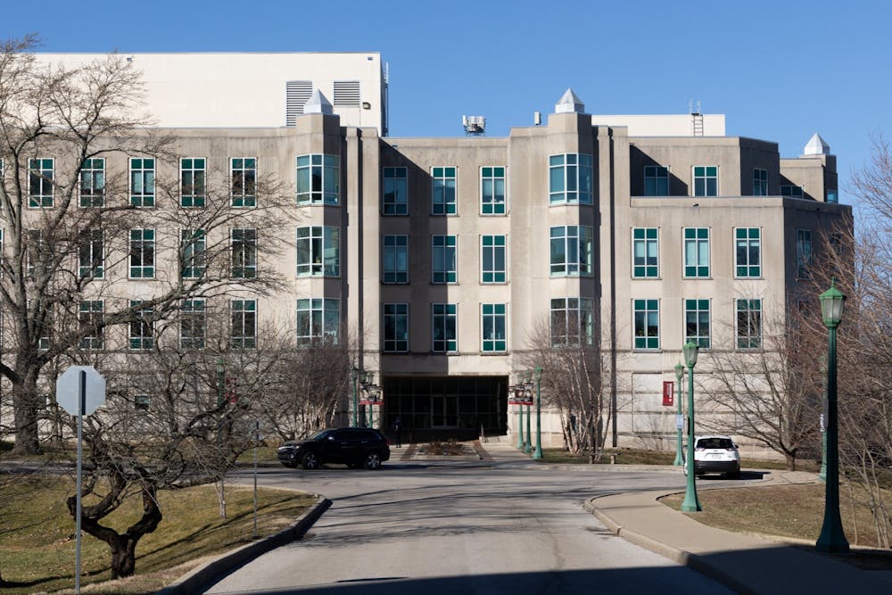 <p>The Wendell W. Wright Education building is seen Feb. 21, 2023, on North Rose Avenue. The IU School of Education and Richland-Bean Blossom Community School Corporation received a $3.4 million grant on Jan. 27 from the U.S. Department of Education.</p>