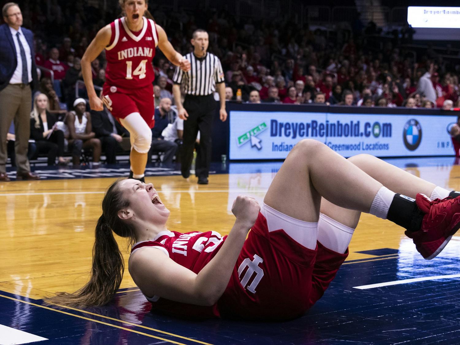 GALLERY: No. 12 IU women's basketball beats in-state rival Butler 64-53