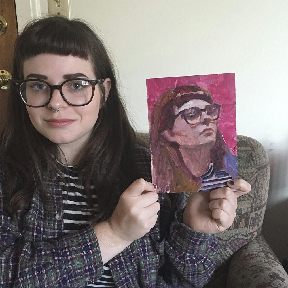 Claudia Brooks, a Hudson and Holland Scholar intern