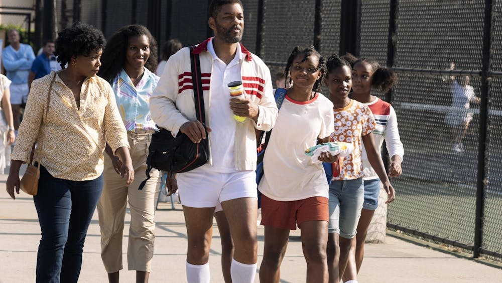 Will Smith stars as Venus and Serena Williams&#x27; father Richard Williams in &quot;King Richard.&quot; The TV show is available Nov. 19 on HBO Max.