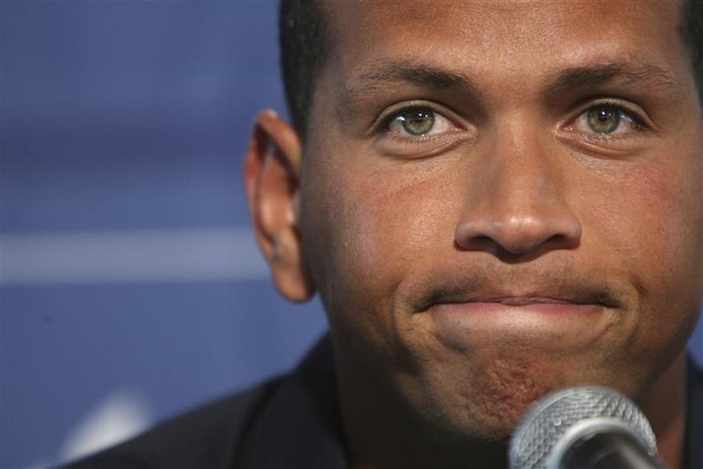 New York Yankees third baseman Alex Rodriguez speaks to reporters during a news conference Tuesday, Feb. 17 in Tampa, Fla.