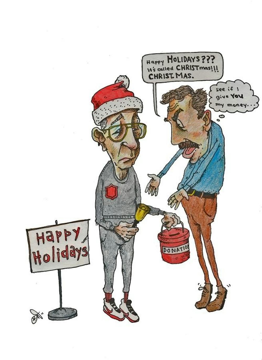 Christ has been exorcised from Christmas.