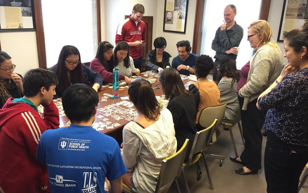 Students, faculty and staff participate in a workshop about facial recognition and stereotypes in 2016 at the IU Asian Culture Center during Asian American and Pacific Islander Heritage Month. This year the organization will be celebrating the month again with events planned throughout April.