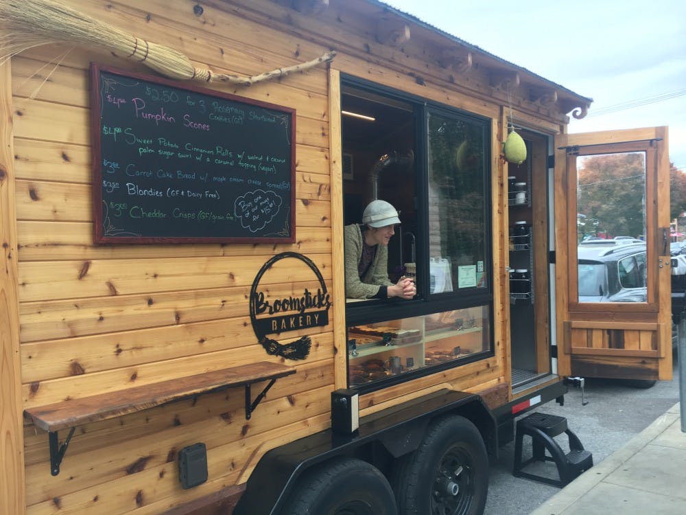 <p>Broomsticks Bakery is a food truck that has started going out since the last week of September to sell baked goods. The truck, which is open in front of Harmony School on East Second Street on Fridays, serves from-scratch baked goods.&nbsp;</p>