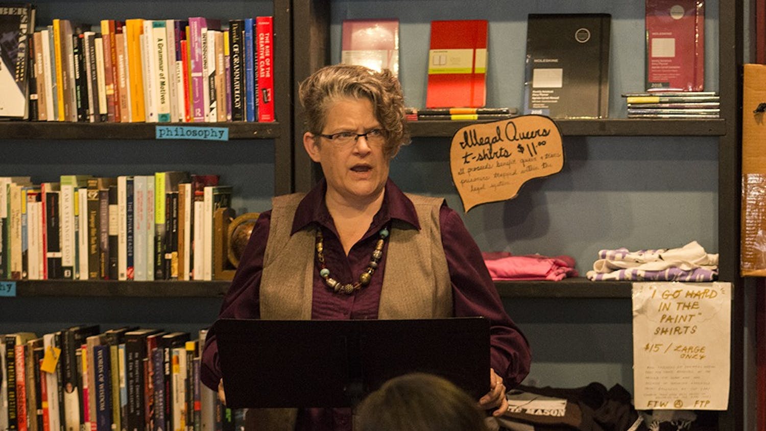 Boxcar books hosts te first Sunday prose series reading on Sunday evening. Shayne Laughter reads "Emmonsburg Road".